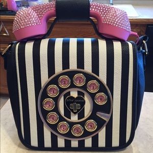 Betsey Johnson rhinestone telephone purse
